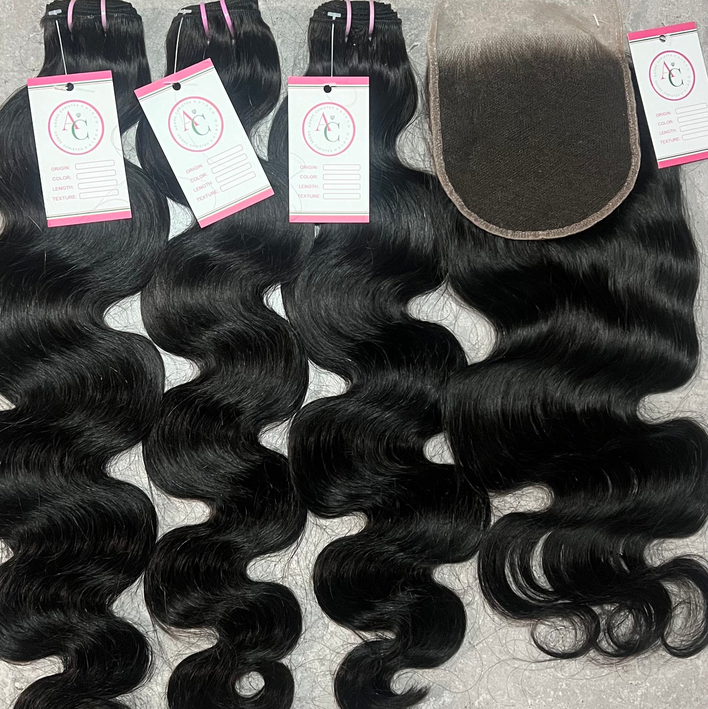 3 Bundles + FREE Closure