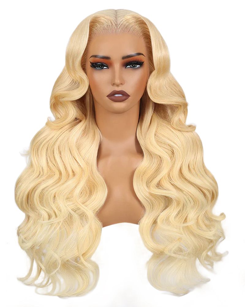 613 Platinum Blonde Lace Frontal Wig